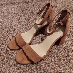 GB Brown Suede Sandals